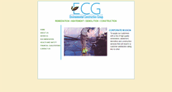 Desktop Screenshot of environmentalconstructiongroup.com