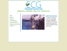 Tablet Screenshot of environmentalconstructiongroup.com